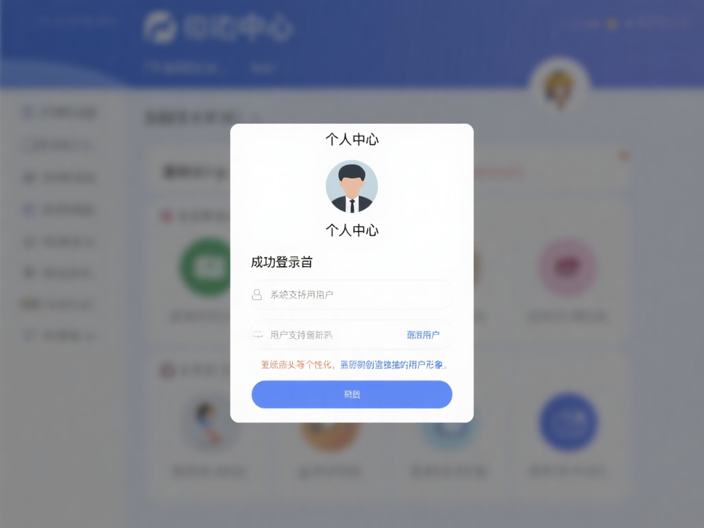 如何修改个人资料
在成功登录后，您可以进入“个人