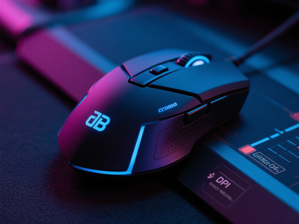 深度解析DB电竞战斗鼠的人体工学设计奥秘 值得一提的是,该鼠标的DPI可调节范围广泛,专业玩