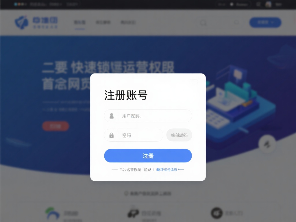 要快速解锁运营权限，首先需要在官网注册一个账号。进