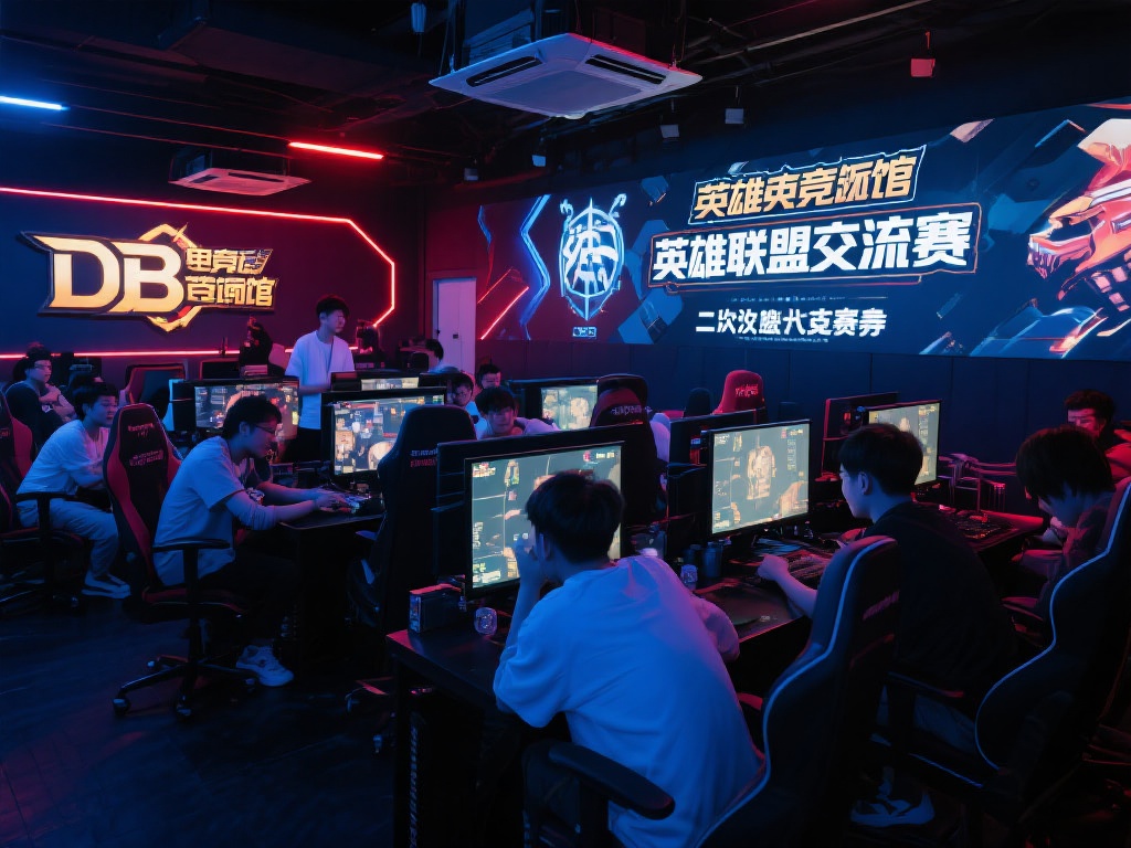 有一次，笔者参加了DB电竞馆举办的“英雄联盟交流赛